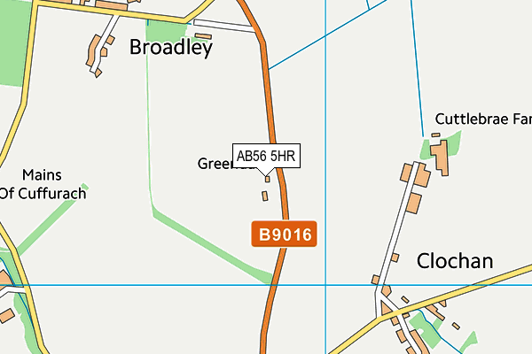 AB56 5HR map - OS VectorMap District (Ordnance Survey) AB56 5HR map - OS VectorMap District (Ordnance Survey)