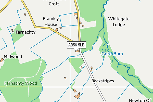 AB56 5LB map - OS VectorMap District (Ordnance Survey) AB56 5LB map - OS VectorMap District (Ordnance Survey)