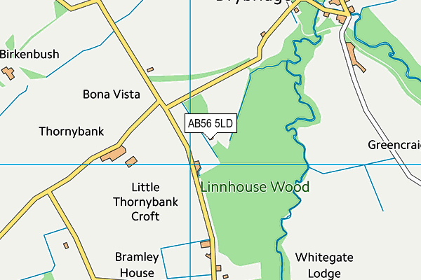 AB56 5LD map - OS VectorMap District (Ordnance Survey) AB56 5LD map - OS VectorMap District (Ordnance Survey)