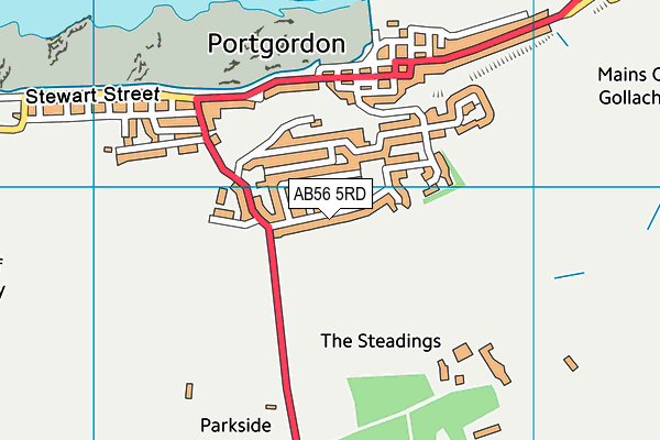 AB56 5RD map - OS VectorMap District (Ordnance Survey) AB56 5RD map - OS VectorMap District (Ordnance Survey)
