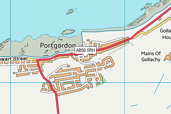 AB56 5RH map - OS VectorMap District (Ordnance Survey) AB56 5RH map - OS VectorMap District (Ordnance Survey)