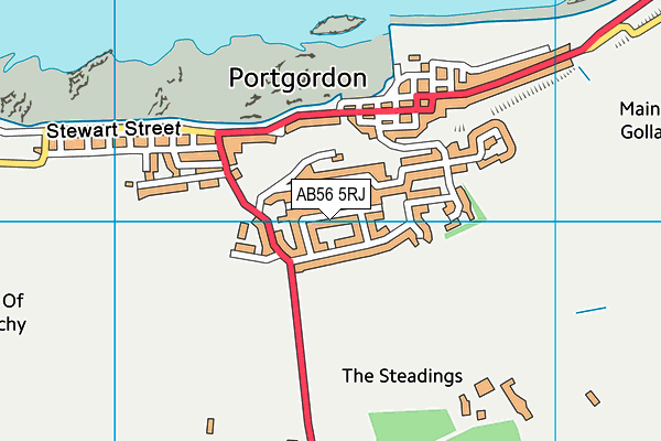 AB56 5RJ map - OS VectorMap District (Ordnance Survey) AB56 5RJ map - OS VectorMap District (Ordnance Survey)