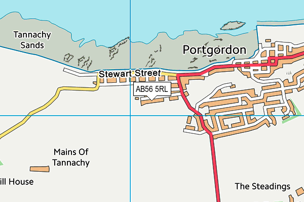 AB56 5RL map - OS VectorMap District (Ordnance Survey) AB56 5RL map - OS VectorMap District (Ordnance Survey)