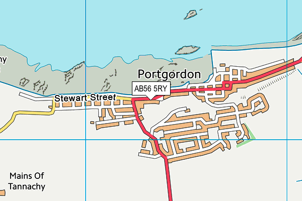 AB56 5RY map - OS VectorMap District (Ordnance Survey) AB56 5RY map - OS VectorMap District (Ordnance Survey)