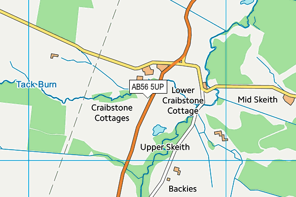 AB56 5UP map - OS VectorMap District (Ordnance Survey) AB56 5UP map - OS VectorMap District (Ordnance Survey)