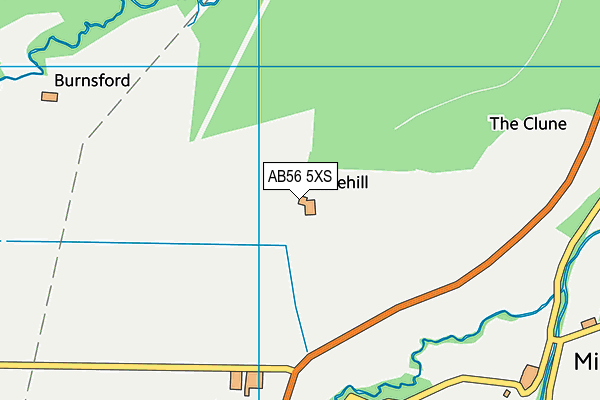 AB56 5XS map - OS VectorMap District (Ordnance Survey) AB56 5XS map - OS VectorMap District (Ordnance Survey)