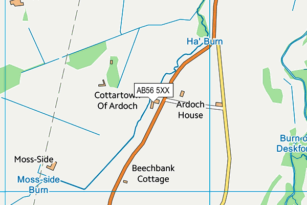 AB56 5XX map - OS VectorMap District (Ordnance Survey) AB56 5XX map - OS VectorMap District (Ordnance Survey)