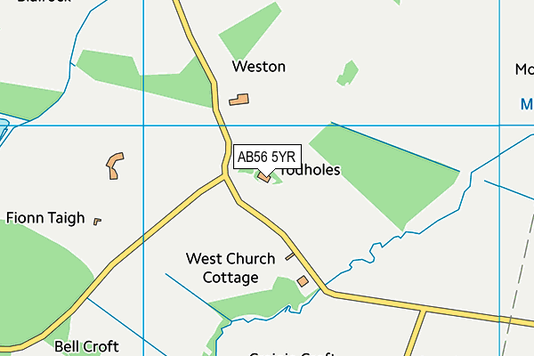 AB56 5YR map - OS VectorMap District (Ordnance Survey) AB56 5YR map - OS VectorMap District (Ordnance Survey)