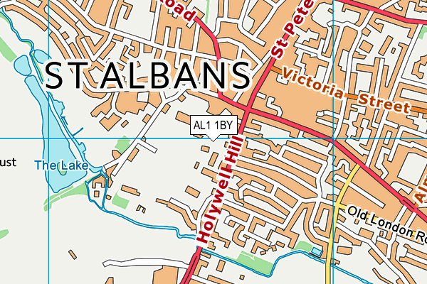 AL1 1BY map - OS VectorMap District (Ordnance Survey) AL1 1BY map - OS VectorMap District (Ordnance Survey)