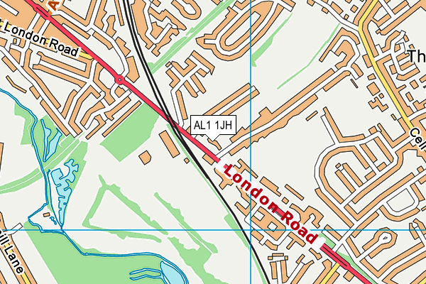 AL1 1JH map - OS VectorMap District (Ordnance Survey) AL1 1JH map - OS VectorMap District (Ordnance Survey)