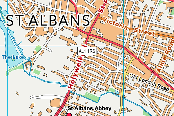 AL1 1RS map - OS VectorMap District (Ordnance Survey) AL1 1RS map - OS VectorMap District (Ordnance Survey)