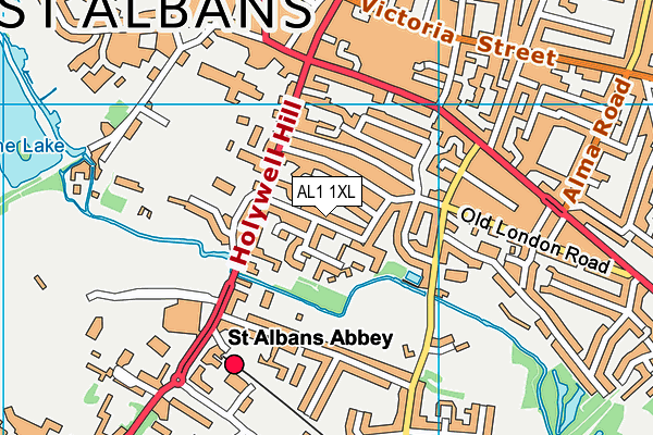 AL1 1XL map - OS VectorMap District (Ordnance Survey) AL1 1XL map - OS VectorMap District (Ordnance Survey)