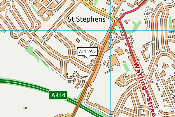 AL1 2AQ map - OS VectorMap District (Ordnance Survey) AL1 2AQ map - OS VectorMap District (Ordnance Survey)