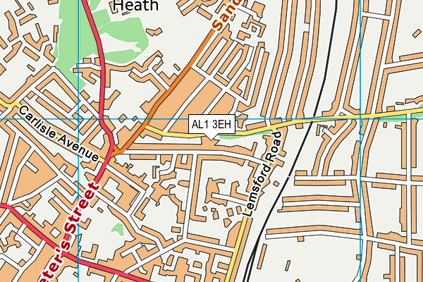 AL1 3EH map - OS VectorMap District (Ordnance Survey) AL1 3EH map - OS VectorMap District (Ordnance Survey)