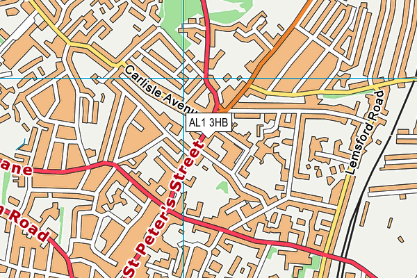 AL1 3HB map - OS VectorMap District (Ordnance Survey) AL1 3HB map - OS VectorMap District (Ordnance Survey)