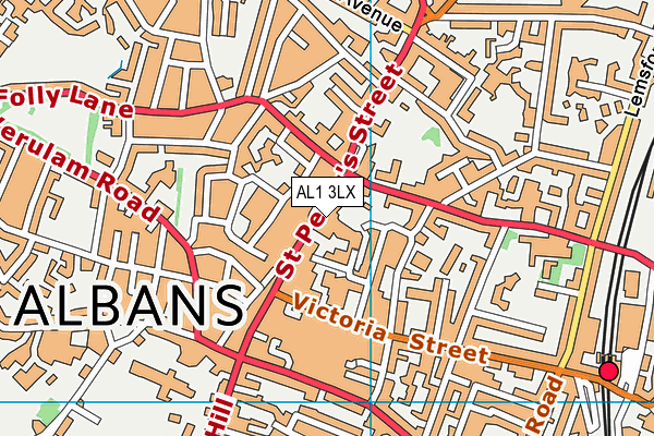 AL1 3LX map - OS VectorMap District (Ordnance Survey)
