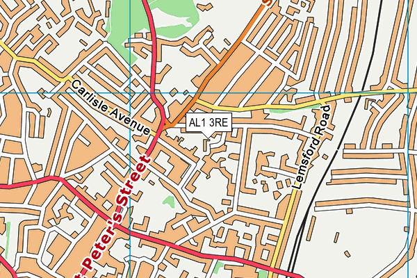 AL1 3RE map - OS VectorMap District (Ordnance Survey) AL1 3RE map - OS VectorMap District (Ordnance Survey)