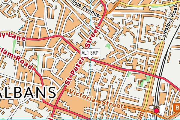 AL1 3RP map - OS VectorMap District (Ordnance Survey) AL1 3RP map - OS VectorMap District (Ordnance Survey)