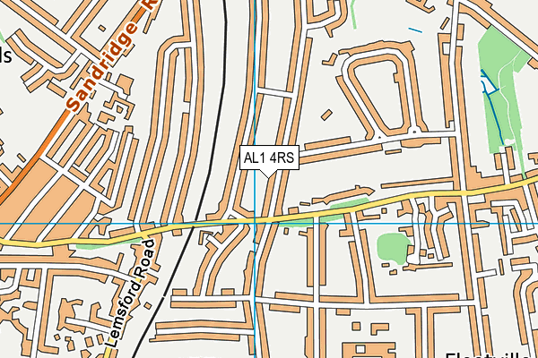 AL1 4RS map - OS VectorMap District (Ordnance Survey) AL1 4RS map - OS VectorMap District (Ordnance Survey)