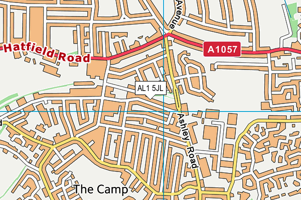 AL1 5JL map - OS VectorMap District (Ordnance Survey) AL1 5JL map - OS VectorMap District (Ordnance Survey)