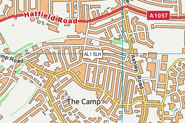 AL1 5LH map - OS VectorMap District (Ordnance Survey) AL1 5LH map - OS VectorMap District (Ordnance Survey)