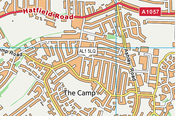 AL1 5LQ map - OS VectorMap District (Ordnance Survey) AL1 5LQ map - OS VectorMap District (Ordnance Survey)