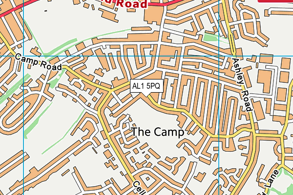 AL1 5PQ map - OS VectorMap District (Ordnance Survey) AL1 5PQ map - OS VectorMap District (Ordnance Survey)