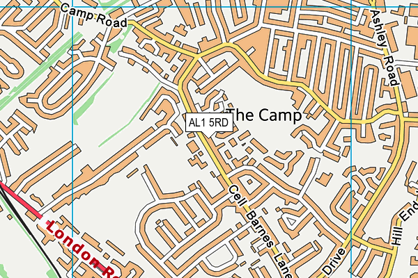 AL1 5RD map - OS VectorMap District (Ordnance Survey) AL1 5RD map - OS VectorMap District (Ordnance Survey)