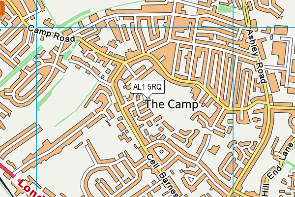 AL1 5RQ map - OS VectorMap District (Ordnance Survey) AL1 5RQ map - OS VectorMap District (Ordnance Survey)