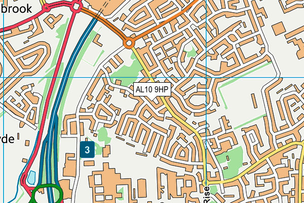 AL10 9HP map - OS VectorMap District (Ordnance Survey) AL10 9HP map - OS VectorMap District (Ordnance Survey)