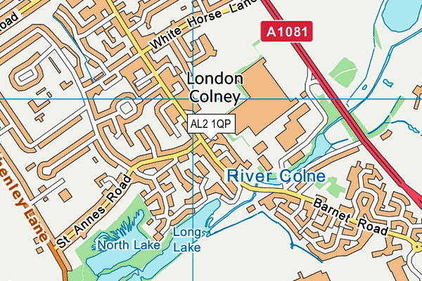 AL2 1QP map - OS VectorMap District (Ordnance Survey) AL2 1QP map - OS VectorMap District (Ordnance Survey)