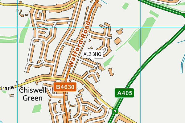 AL2 3HQ map - OS VectorMap District (Ordnance Survey) AL2 3HQ map - OS VectorMap District (Ordnance Survey)
