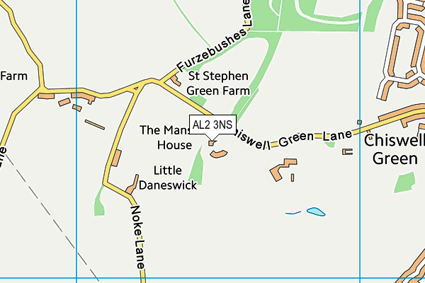 AL2 3NS map - OS VectorMap District (Ordnance Survey) AL2 3NS map - OS VectorMap District (Ordnance Survey)