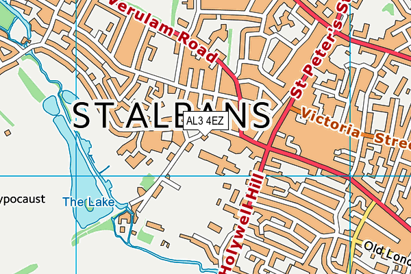 AL3 4EZ map - OS VectorMap District (Ordnance Survey) AL3 4EZ map - OS VectorMap District (Ordnance Survey)