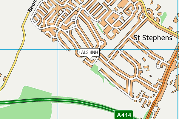 AL3 4NH map - OS VectorMap District (Ordnance Survey) AL3 4NH map - OS VectorMap District (Ordnance Survey)
