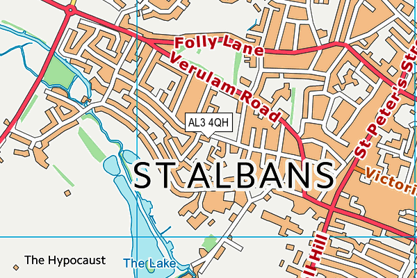 AL3 4QH map - OS VectorMap District (Ordnance Survey) AL3 4QH map - OS VectorMap District (Ordnance Survey)