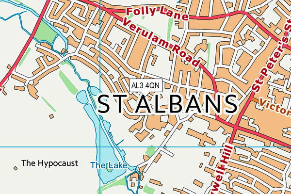 AL3 4QN map - OS VectorMap District (Ordnance Survey) AL3 4QN map - OS VectorMap District (Ordnance Survey)