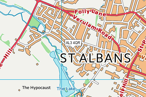 AL3 4QR map - OS VectorMap District (Ordnance Survey) AL3 4QR map - OS VectorMap District (Ordnance Survey)