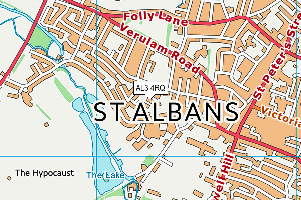AL3 4RQ map - OS VectorMap District (Ordnance Survey) AL3 4RQ map - OS VectorMap District (Ordnance Survey)