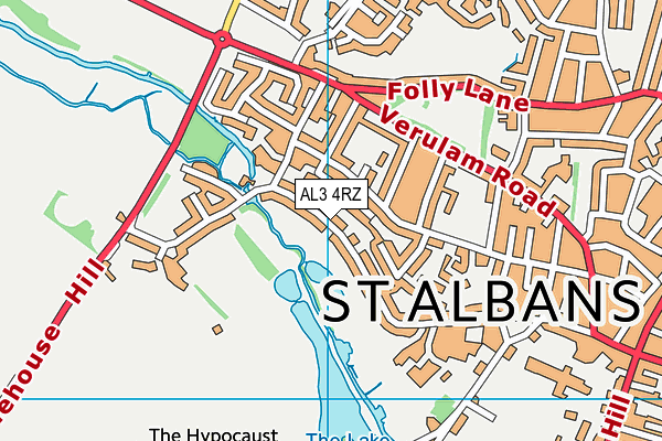 AL3 4RZ map - OS VectorMap District (Ordnance Survey) AL3 4RZ map - OS VectorMap District (Ordnance Survey)