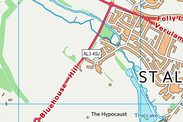 AL3 4SJ map - OS VectorMap District (Ordnance Survey) AL3 4SJ map - OS VectorMap District (Ordnance Survey)