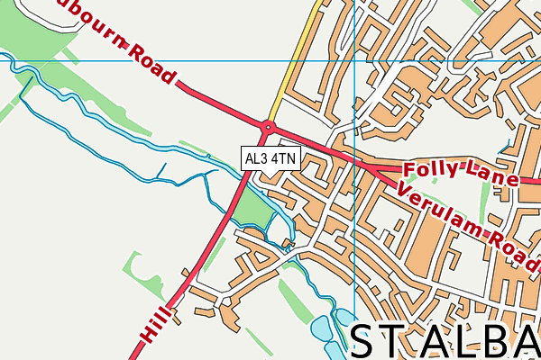 AL3 4TN map - OS VectorMap District (Ordnance Survey) AL3 4TN map - OS VectorMap District (Ordnance Survey)