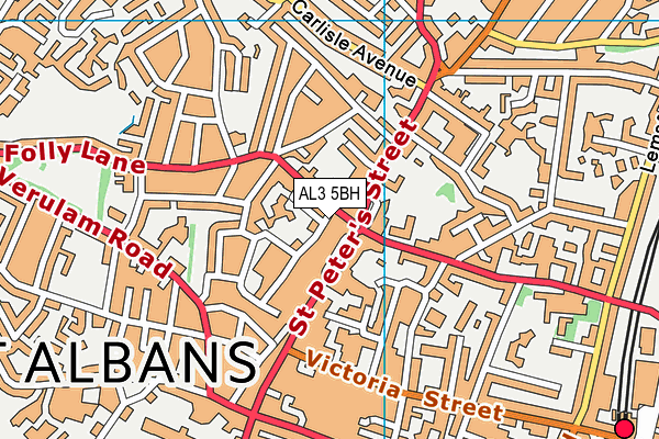 AL3 5BH map - OS VectorMap District (Ordnance Survey) AL3 5BH map - OS VectorMap District (Ordnance Survey)
