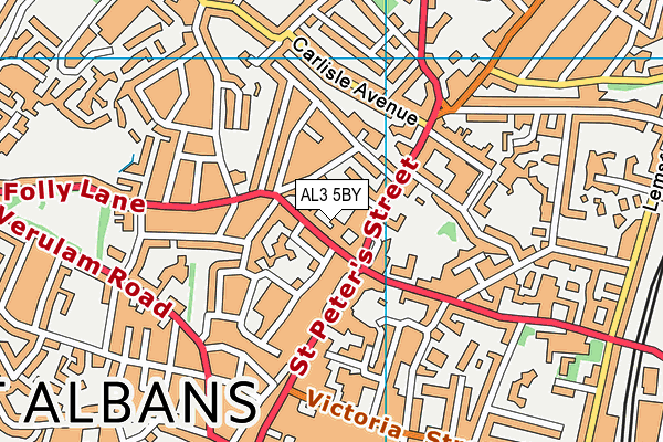 AL3 5BY map - OS VectorMap District (Ordnance Survey) AL3 5BY map - OS VectorMap District (Ordnance Survey)