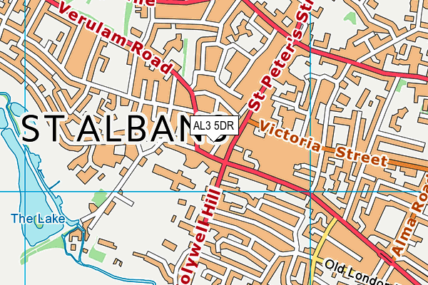 AL3 5DR map - OS VectorMap District (Ordnance Survey) AL3 5DR map - OS VectorMap District (Ordnance Survey)