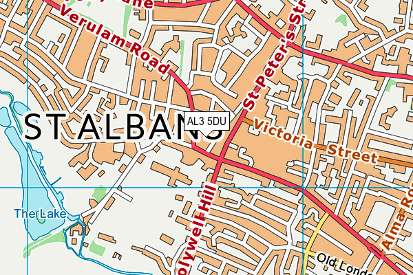 AL3 5DU map - OS VectorMap District (Ordnance Survey) AL3 5DU map - OS VectorMap District (Ordnance Survey)