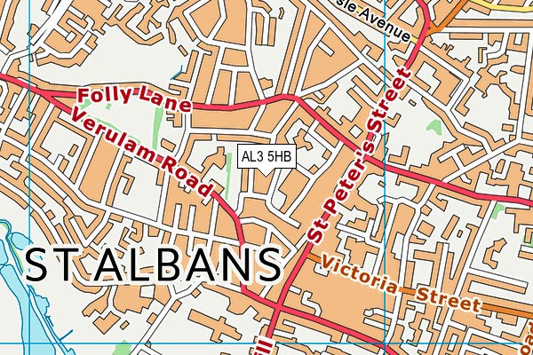 AL3 5HB map - OS VectorMap District (Ordnance Survey) AL3 5HB map - OS VectorMap District (Ordnance Survey)