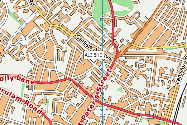 AL3 5HE map - OS VectorMap District (Ordnance Survey) AL3 5HE map - OS VectorMap District (Ordnance Survey)
