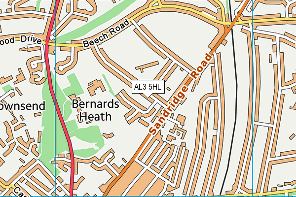 AL3 5HL map - OS VectorMap District (Ordnance Survey) AL3 5HL map - OS VectorMap District (Ordnance Survey)