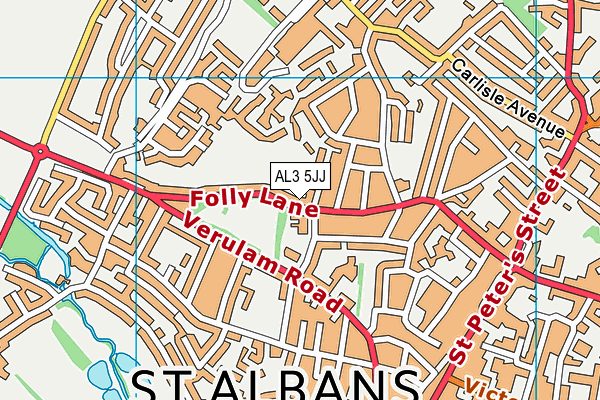 AL3 5JJ map - OS VectorMap District (Ordnance Survey) AL3 5JJ map - OS VectorMap District (Ordnance Survey)